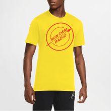 Load image into Gallery viewer, Rundem Radio yellow lifestyle tee